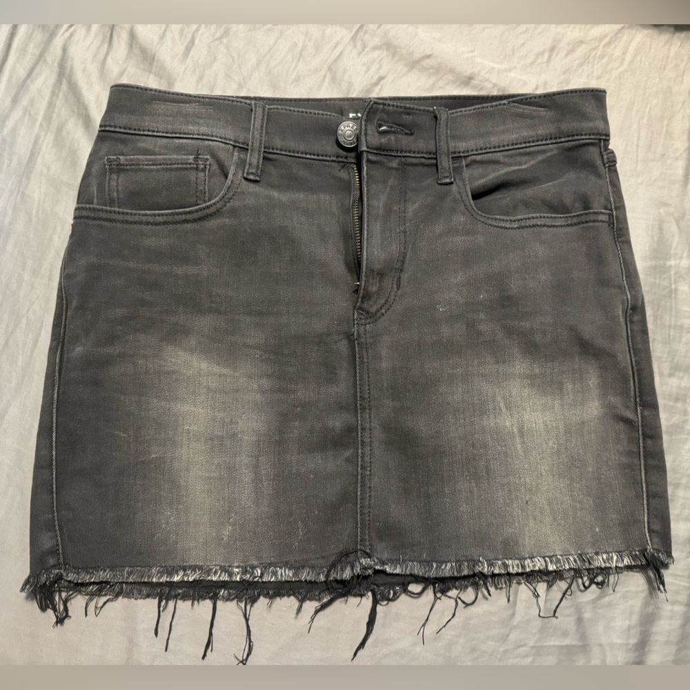 Express denim mini skirt
